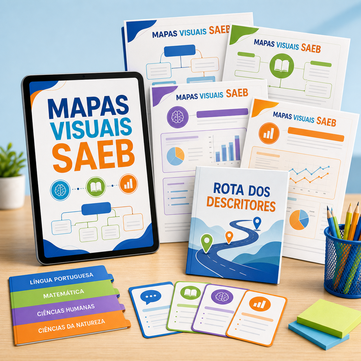 Mapas Visuais SAEB e Rota dos Descritores
